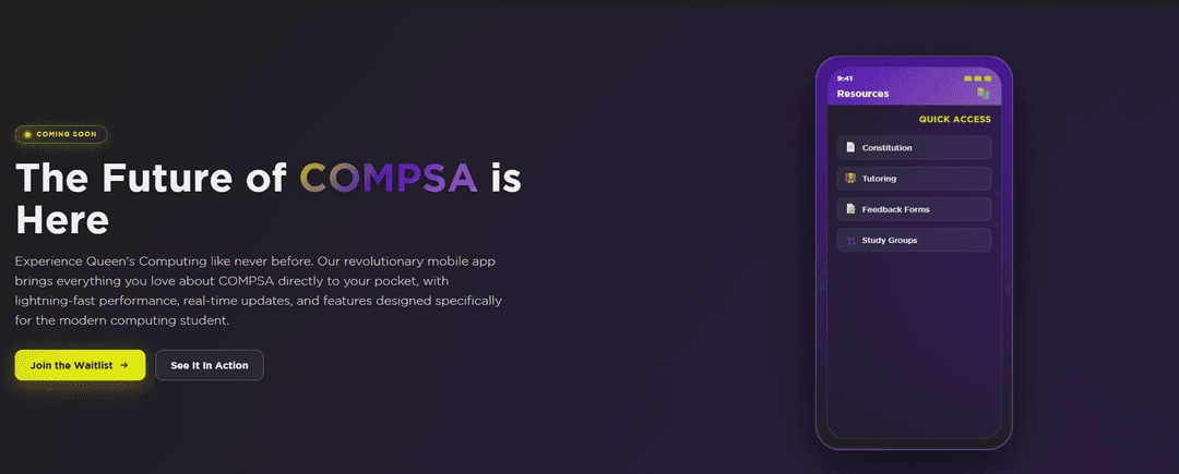 mobile app - compsa